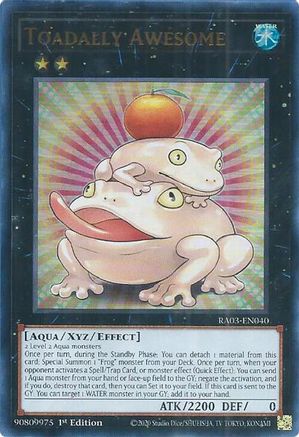 Toadally Awesome (UR) (RA03-EN040) - Quarter Century Bonanza 1st Edition Quarter Century Bonanza Yugioh Single  Squirtle Squad Card Shop.