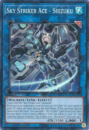 Sky Striker Ace - Shizuku (RA03-EN043) - Quarter Century Bonanza 1st Edition Quarter Century Bonanza Yugioh Single  Squirtle Squad Card Shop.