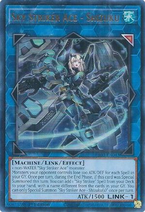 Sky Striker Ace - Shizuku (UR) (RA03-EN043) - Quarter Century Bonanza 1st Edition Quarter Century Bonanza Yugioh Single  Squirtle Squad Card Shop.