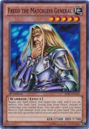 Freed the Matchless General (BP01-EN123) - Battle Pack: Epic Dawn 1st Edition Battle Pack: Epic Dawn Yugioh Single  Squirtle Squad Card Shop.