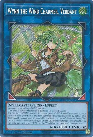 Wynn the Wind Charmer, Verdant (Secret Rare) (RA03-EN045) - Quarter Century Bonanza 1st Edition Quarter Century Bonanza Yugioh Single  Squirtle Squad Card Shop.