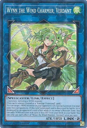 Wynn the Wind Charmer, Verdant (RA03-EN045) - Quarter Century Bonanza 1st Edition Quarter Century Bonanza Yugioh Single  Squirtle Squad Card Shop.