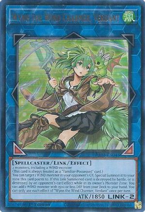 Wynn the Wind Charmer, Verdant (UR) (RA03-EN045) - Quarter Century Bonanza 1st Edition Quarter Century Bonanza Yugioh Single  Squirtle Squad Card Shop.