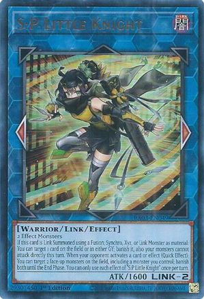 S:P Little Knight (UR) (RA03-EN049) - Quarter Century Bonanza 1st Edition Quarter Century Bonanza Yugioh Single  Squirtle Squad Card Shop.