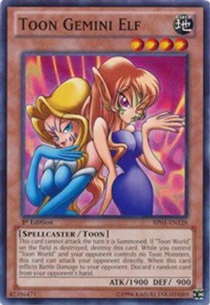 Toon Gemini Elf (BP01-EN128) - Battle Pack: Epic Dawn 1st Edition Battle Pack: Epic Dawn Yugioh Single  Squirtle Squad Card Shop.