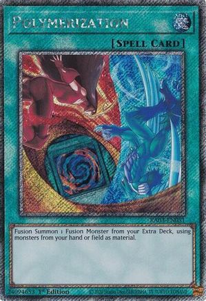 Polymerization (B) (HERO Art) (Platinum Secret Rare) (RA03-EN051) - Quarter Century Bonanza 1st Edition Quarter Century Bonanza Yugioh Single  Squirtle Squad Card Shop.