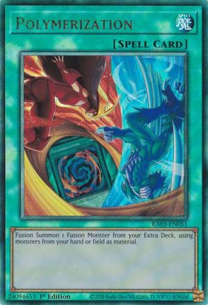 Polymerization (B) (HERO Art) (PUR) (RA03-EN051) - Quarter Century Bonanza 1st Edition Quarter Century Bonanza Yugioh Single  Squirtle Squad Card Shop.
