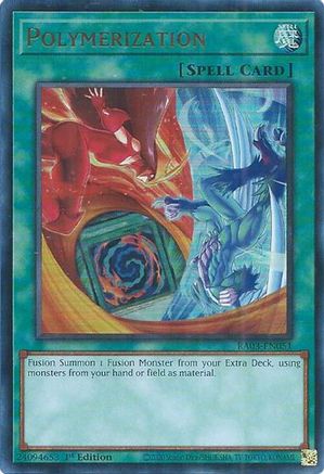 Polymerization (B) (HERO Art) (UR) (RA03-EN051) - Quarter Century Bonanza 1st Edition Quarter Century Bonanza Yugioh Single  Squirtle Squad Card Shop.
