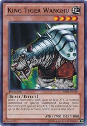 King Tiger Wanghu (BP01-EN129) - Battle Pack: Epic Dawn 1st Edition Battle Pack: Epic Dawn Yugioh Single  Squirtle Squad Card Shop.