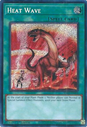 Heat Wave (Secret Rare) (RA03-EN058) - Quarter Century Bonanza 1st Edition Quarter Century Bonanza Yugioh Single  Squirtle Squad Card Shop.