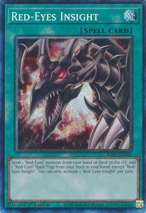Red-Eyes Insight (PCR) (RA03-EN061) - Quarter Century Bonanza 1st Edition Quarter Century Bonanza Yugioh Single  Squirtle Squad Card Shop.