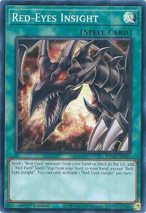 Red-Eyes Insight (RA03-EN061) - Quarter Century Bonanza 1st Edition Quarter Century Bonanza Yugioh Single  Squirtle Squad Card Shop.