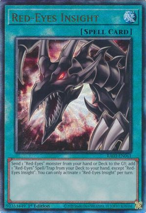 Red-Eyes Insight (PUR) (RA03-EN061) - Quarter Century Bonanza 1st Edition Quarter Century Bonanza Yugioh Single  Squirtle Squad Card Shop.