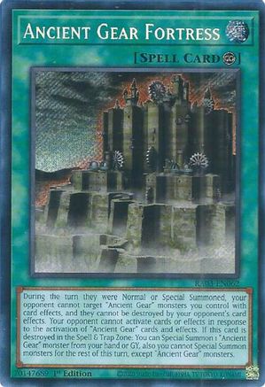 Ancient Gear Fortress (Secret Rare) (RA03-EN062) - Quarter Century Bonanza 1st Edition Quarter Century Bonanza Yugioh Single  Squirtle Squad Card Shop.