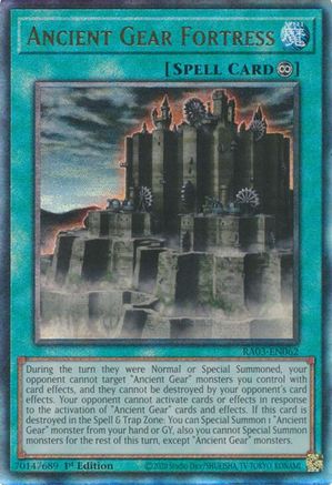 Ancient Gear Fortress (PUR) (RA03-EN062) - Quarter Century Bonanza 1st Edition Quarter Century Bonanza Yugioh Single  Squirtle Squad Card Shop.
