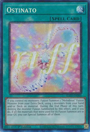 Ostinato (PCR) (RA03-EN064) - Quarter Century Bonanza 1st Edition Quarter Century Bonanza Yugioh Single  Squirtle Squad Card Shop.