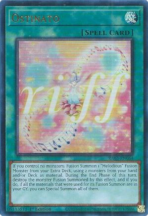 Ostinato (UR) (RA03-EN064) - Quarter Century Bonanza 1st Edition Quarter Century Bonanza Yugioh Single  Squirtle Squad Card Shop.