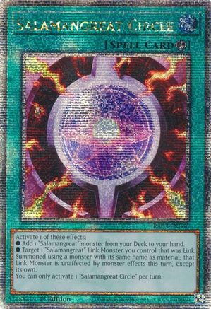 Salamangreat Circle (Quarter Century Secret Rare) (RA03-EN066) - Quarter Century Bonanza 1st Edition Quarter Century Bonanza Yugioh Single  Squirtle Squad Card Shop.