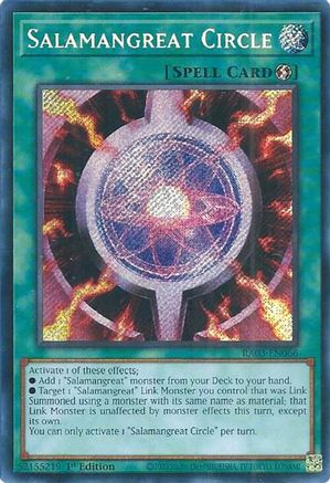 Salamangreat Circle (Secret Rare) (RA03-EN066) - Quarter Century Bonanza 1st Edition Quarter Century Bonanza Yugioh Single  Squirtle Squad Card Shop.