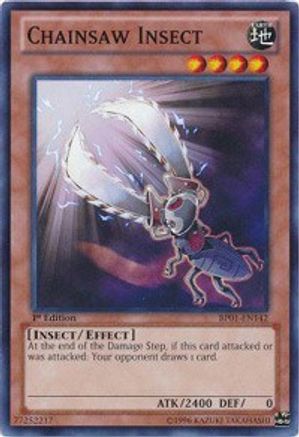 Chainsaw Insect (BP01-EN142) - Battle Pack: Epic Dawn 1st Edition Battle Pack: Epic Dawn Yugioh Single  Squirtle Squad Card Shop.
