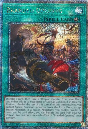 Branded Opening (Quarter Century Secret Rare) (RA03-EN070) - Quarter Century Bonanza 1st Edition Quarter Century Bonanza Yugioh Single  Squirtle Squad Card Shop.