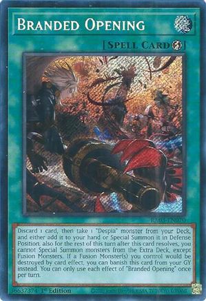 Branded Opening (Secret Rare) (RA03-EN070) - Quarter Century Bonanza 1st Edition Quarter Century Bonanza Yugioh Single  Squirtle Squad Card Shop.