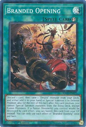 Branded Opening (RA03-EN070) - Quarter Century Bonanza 1st Edition Quarter Century Bonanza Yugioh Single  Squirtle Squad Card Shop.