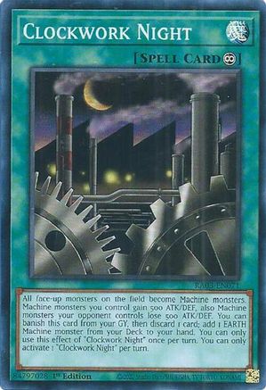 Clockwork Night (RA03-EN071) - Quarter Century Bonanza 1st Edition Quarter Century Bonanza Yugioh Single  Squirtle Squad Card Shop.