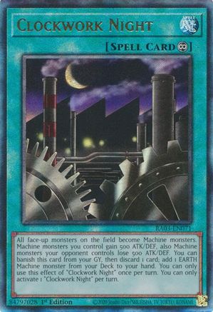Clockwork Night (PUR) (RA03-EN071) - Quarter Century Bonanza 1st Edition Quarter Century Bonanza Yugioh Single  Squirtle Squad Card Shop.