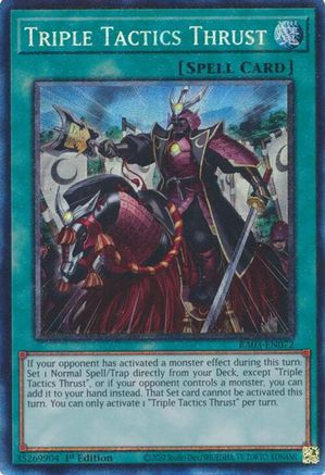 Triple Tactics Thrust (PCR) (RA03-EN072) - Quarter Century Bonanza 1st Edition Quarter Century Bonanza Yugioh Single  Squirtle Squad Card Shop.