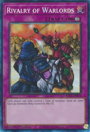 Rivalry of Warlords (PCR) (RA03-EN075) - Quarter Century Bonanza 1st Edition Quarter Century Bonanza Yugioh Single  Squirtle Squad Card Shop.