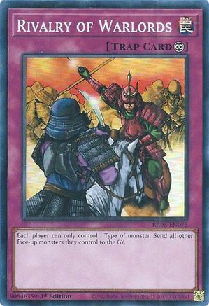 Rivalry of Warlords (RA03-EN075) - Quarter Century Bonanza 1st Edition Quarter Century Bonanza Yugioh Single  Squirtle Squad Card Shop.