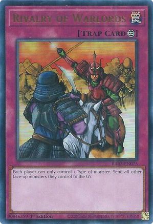 Rivalry of Warlords (UR) (RA03-EN075) - Quarter Century Bonanza 1st Edition Quarter Century Bonanza Yugioh Single  Squirtle Squad Card Shop.