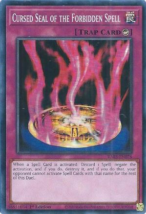 Cursed Seal of the Forbidden Spell (RA03-EN076) - Quarter Century Bonanza 1st Edition Quarter Century Bonanza Yugioh Single  Squirtle Squad Card Shop.