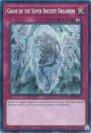 Grave of the Super Ancient Organism (Secret Rare) (RA03-EN077) - Quarter Century Bonanza 1st Edition Quarter Century Bonanza Yugioh Single  Squirtle Squad Card Shop.