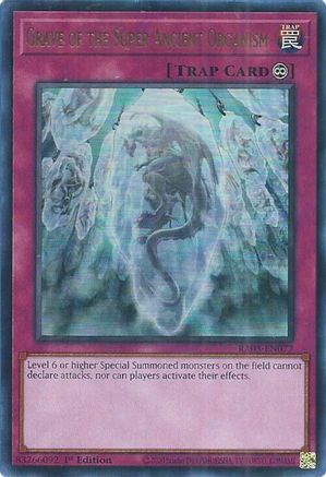 Grave of the Super Ancient Organism (UR) (RA03-EN077) - Quarter Century Bonanza 1st Edition Quarter Century Bonanza Yugioh Single  Squirtle Squad Card Shop.