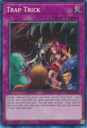 Trap Trick (PCR) (RA03-EN078) - Quarter Century Bonanza 1st Edition Quarter Century Bonanza Yugioh Single  Squirtle Squad Card Shop.