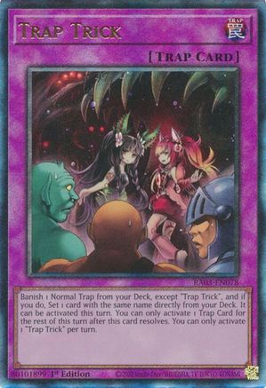 Trap Trick (PUR) (RA03-EN078) - Quarter Century Bonanza 1st Edition Quarter Century Bonanza Yugioh Single  Squirtle Squad Card Shop.