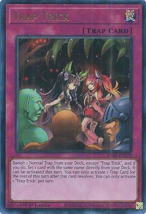 Trap Trick (UR) (RA03-EN078) - Quarter Century Bonanza 1st Edition Quarter Century Bonanza Yugioh Single  Squirtle Squad Card Shop.