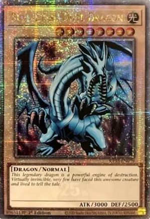 Blue-Eyes White Dragon (Quarter Century Secret Rare) (RA03-EN079) - Quarter Century Bonanza 1st Edition Quarter Century Bonanza Yugioh Single  Squirtle Squad Card Shop.