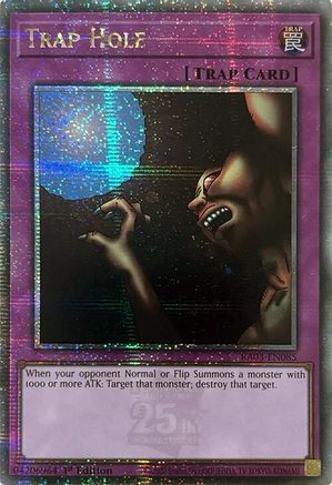 Trap Hole (Quarter Century Secret Rare) (RA03-EN085) - Quarter Century Bonanza 1st Edition Quarter Century Bonanza Yugioh Single  Squirtle Squad Card Shop.