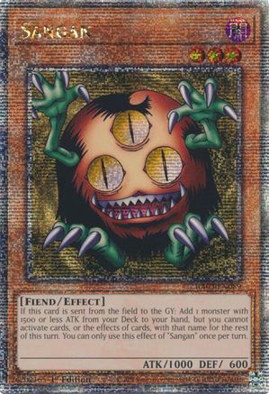 Sangan (Quarter Century Secret Rare) (RA03-EN089) - Quarter Century Bonanza 1st Edition Quarter Century Bonanza Yugioh Single  Squirtle Squad Card Shop.