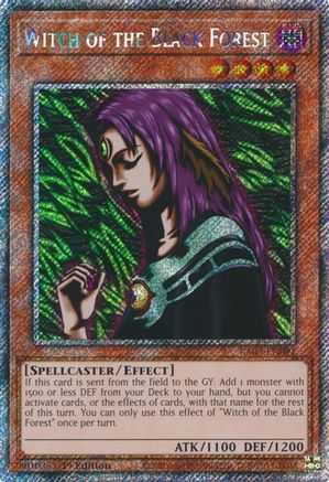 Witch of the Black Forest (Platinum Secret Rare) (RA03-EN091) - Quarter Century Bonanza 1st Edition Quarter Century Bonanza Yugioh Single  Squirtle Squad Card Shop.