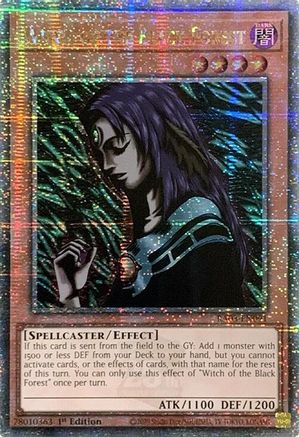 Witch of the Black Forest (Quarter Century Secret Rare) (RA03-EN091) - Quarter Century Bonanza 1st Edition Quarter Century Bonanza Yugioh Single  Squirtle Squad Card Shop.