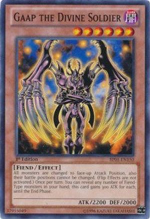 Gaap the Divine Soldier (BP01-EN150) - Battle Pack: Epic Dawn 1st Edition Battle Pack: Epic Dawn Yugioh Single  Squirtle Squad Card Shop.