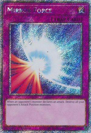 Mirror Force (Platinum Secret Rare) (RA03-EN093) - Quarter Century Bonanza 1st Edition Quarter Century Bonanza Yugioh Single  Squirtle Squad Card Shop.
