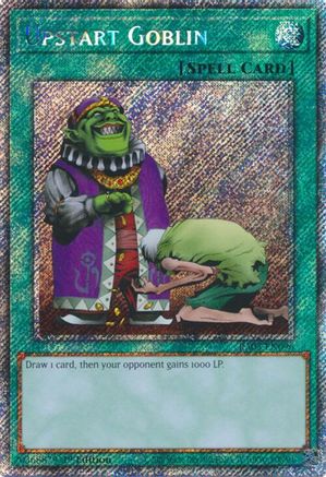 Upstart Goblin (Platinum Secret Rare) (RA03-EN096) - Quarter Century Bonanza 1st Edition Quarter Century Bonanza Yugioh Single  Squirtle Squad Card Shop.