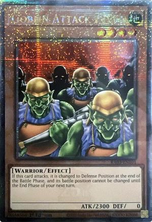 Goblin Attack Force (Quarter Century Secret Rare) (RA03-EN101) - Quarter Century Bonanza 1st Edition Quarter Century Bonanza Yugioh Single  Squirtle Squad Card Shop.