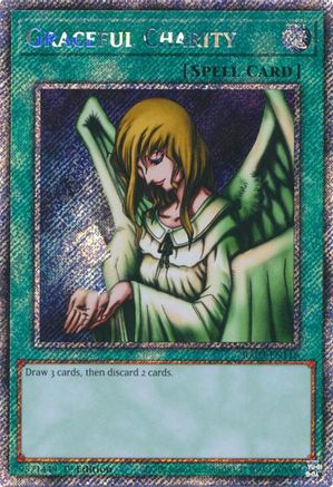 Graceful Charity (Platinum Secret Rare) (RA03-EN116) - Quarter Century Bonanza 1st Edition Quarter Century Bonanza Yugioh Single  Squirtle Squad Card Shop.