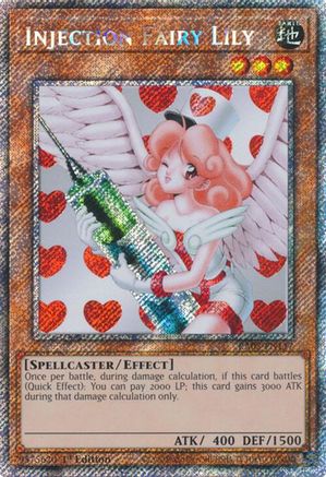 Injection Fairy Lily (Platinum Secret Rare) (RA03-EN117) - Quarter Century Bonanza 1st Edition Quarter Century Bonanza Yugioh Single  Squirtle Squad Card Shop.